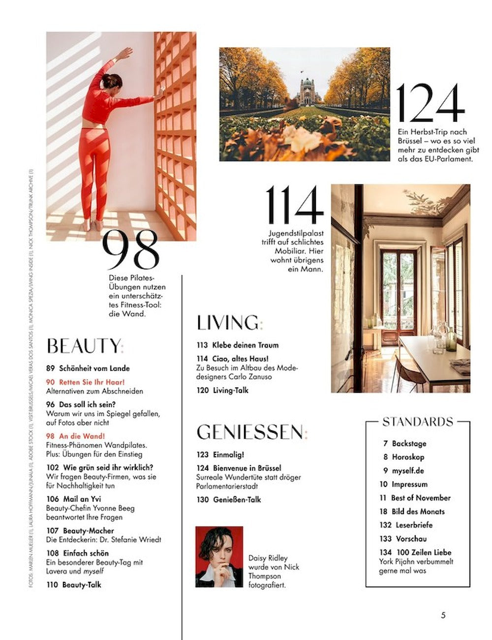 Myself Magazin Deutschland 2024-11 Daisy Ridley