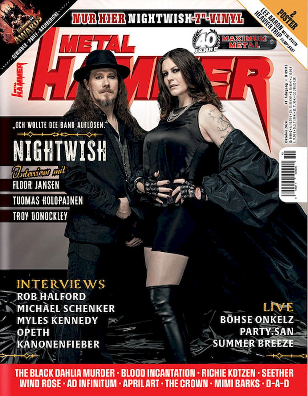 Metal Hammer Magazin Deutschland 2024-10 Nightwish Rob Halford Michael Schenker