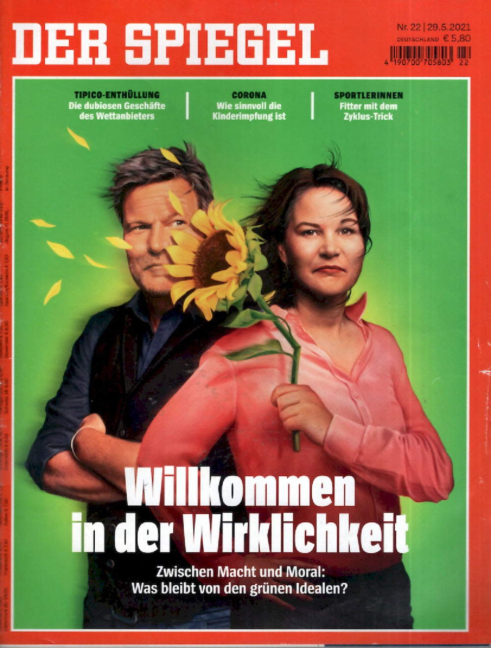 Der Spiegel Magazin Deutschland 2021-22 Habeck Baerbock