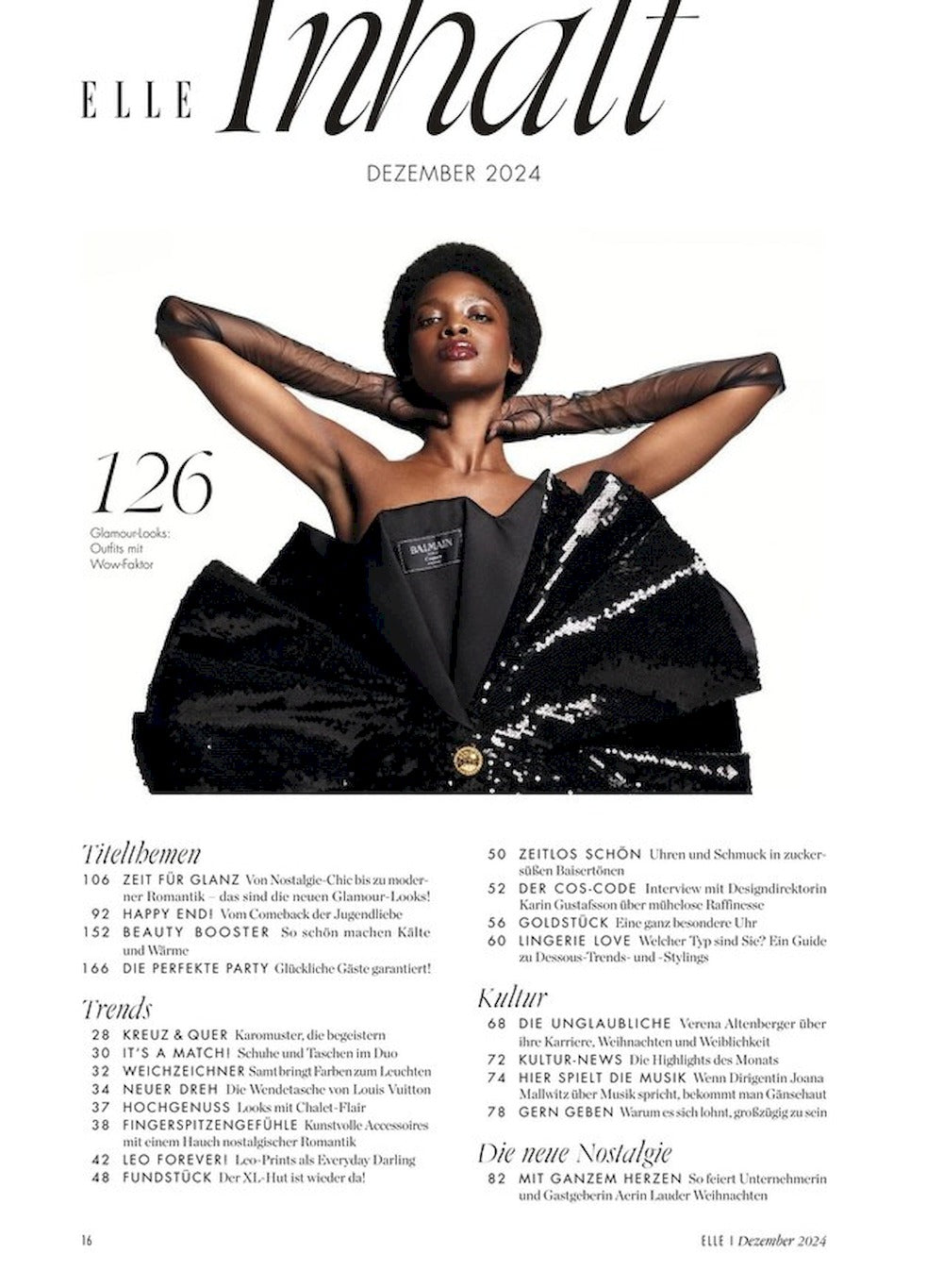Elle Magazin Deutschland 2024-12 Sophie Vlaming