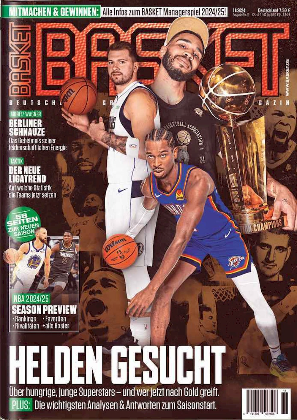Basket Magazin Deutschland 2024-11 Moritz Wagner