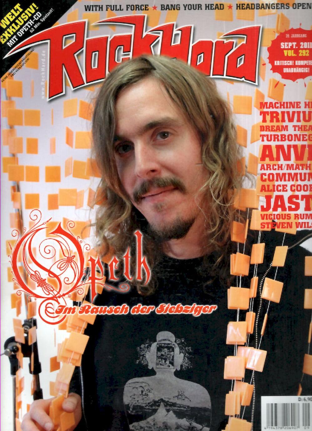 Rock Hard Magazin Deutschland 2011-09 Opeth Machine Head Trivium Dream Theater #292