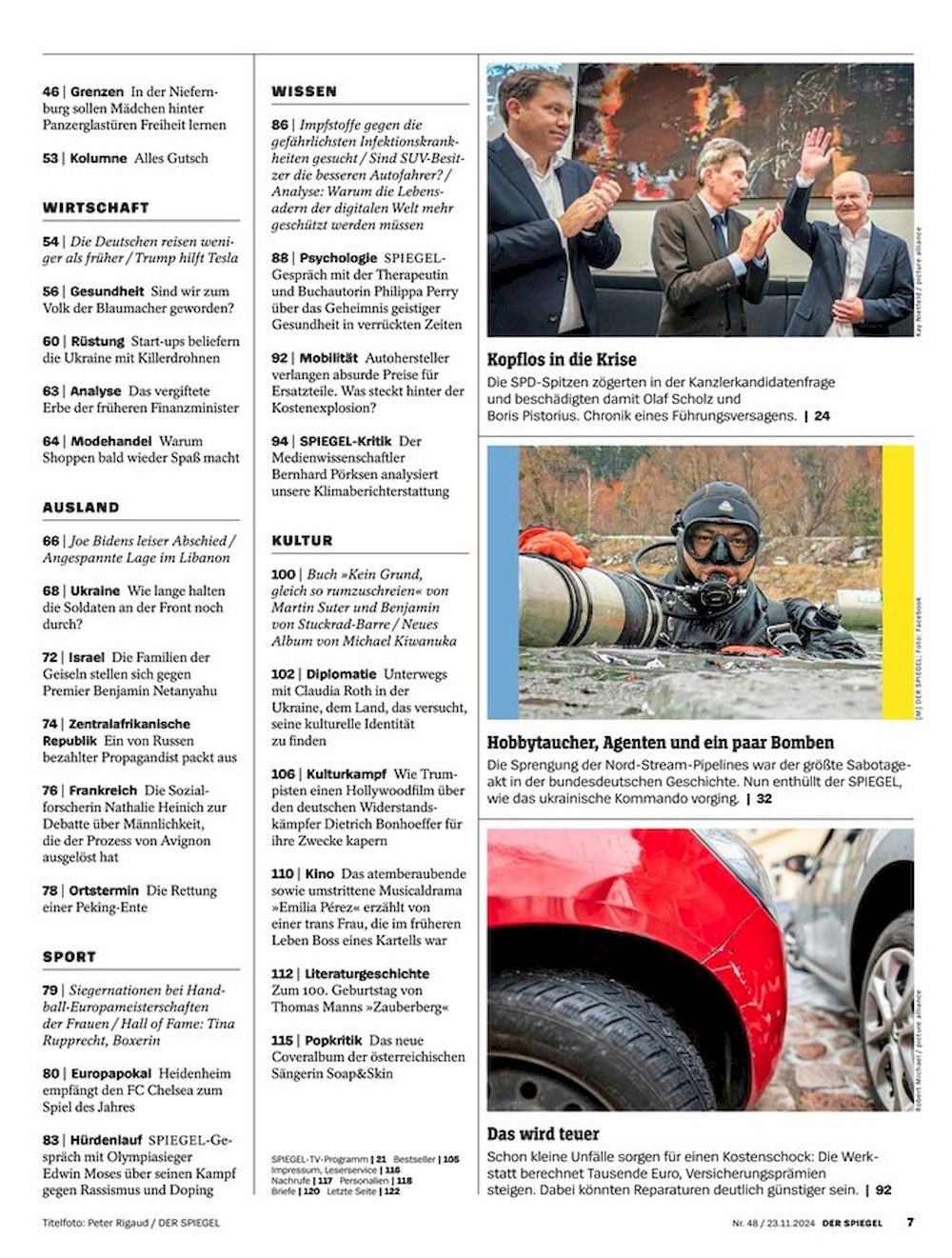 Der Spiegel Magazin Deutschland 2024-48 Angela Merkel