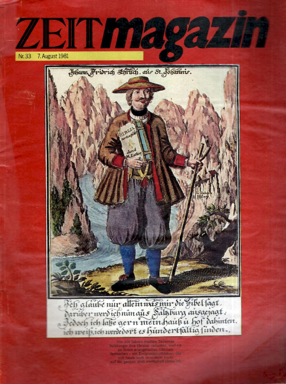 Zeit Magazin Deutschland 1981-33 Ed Koch