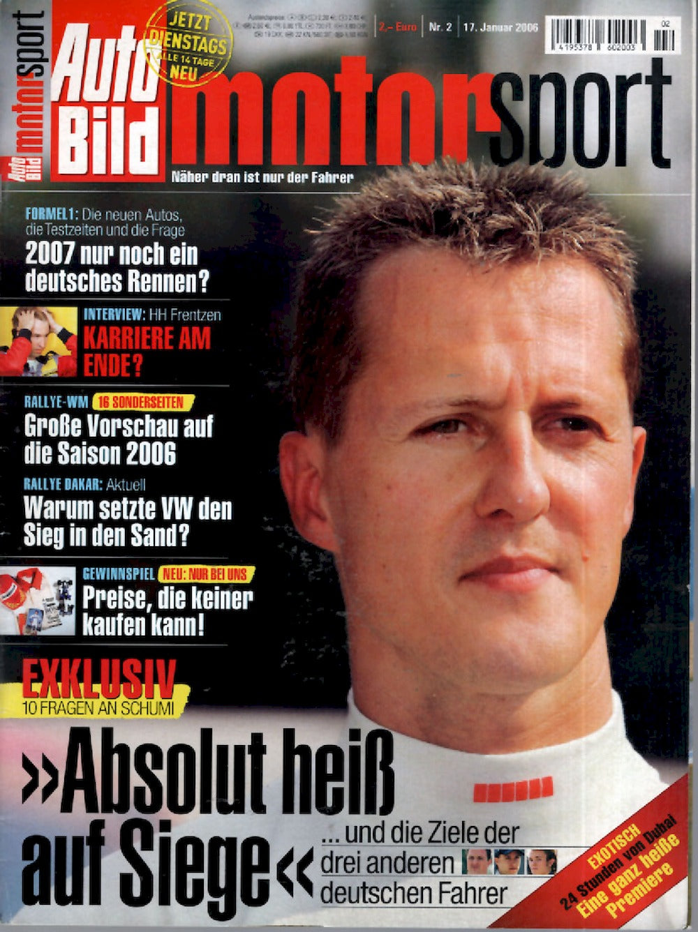Auto Bild Motorsport Magazin Deutschland 2006-02 Michael Schumacher Frentzen