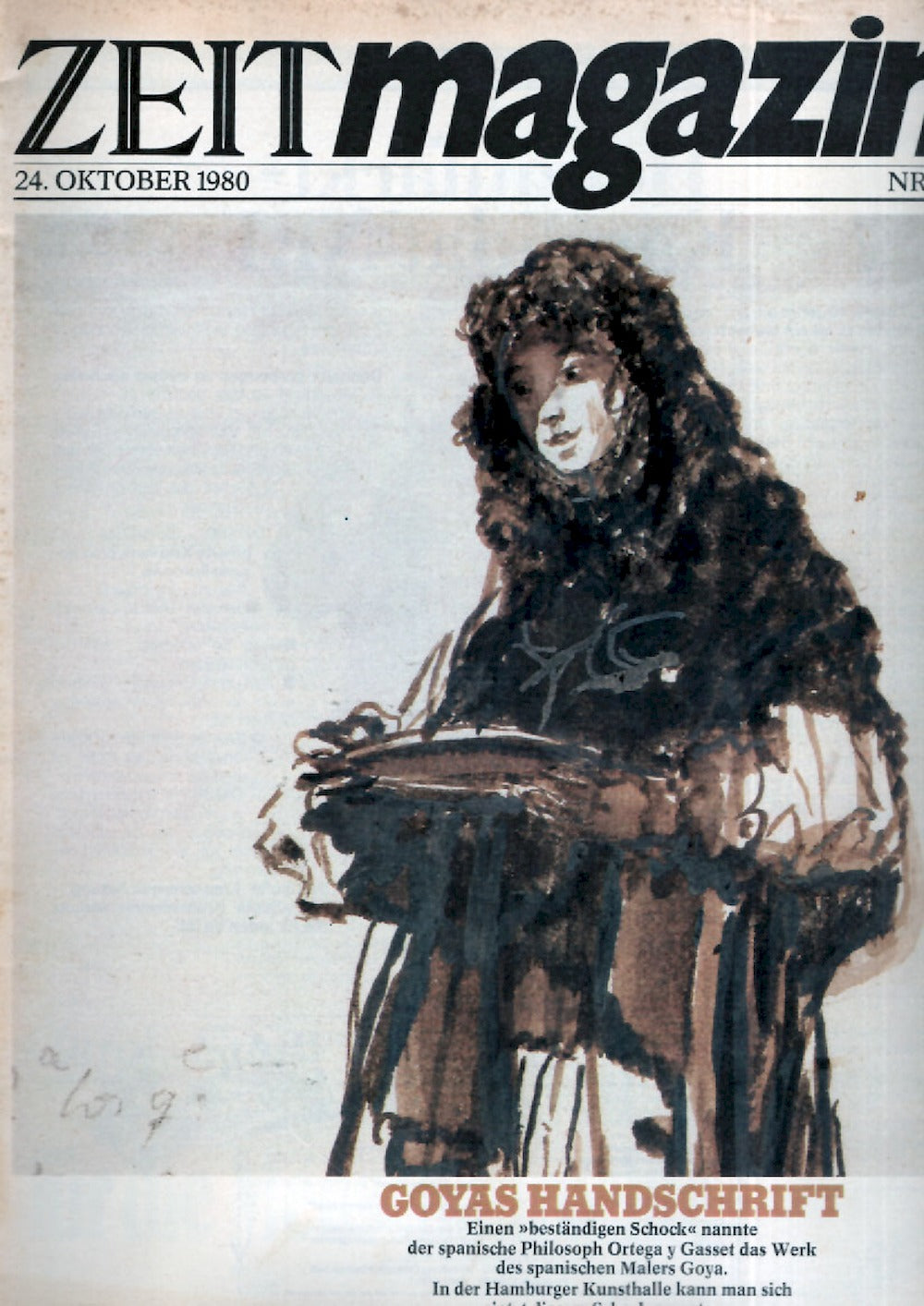 Zeit Magazin Deutschland 1980-44 Goya Comedie Francaise