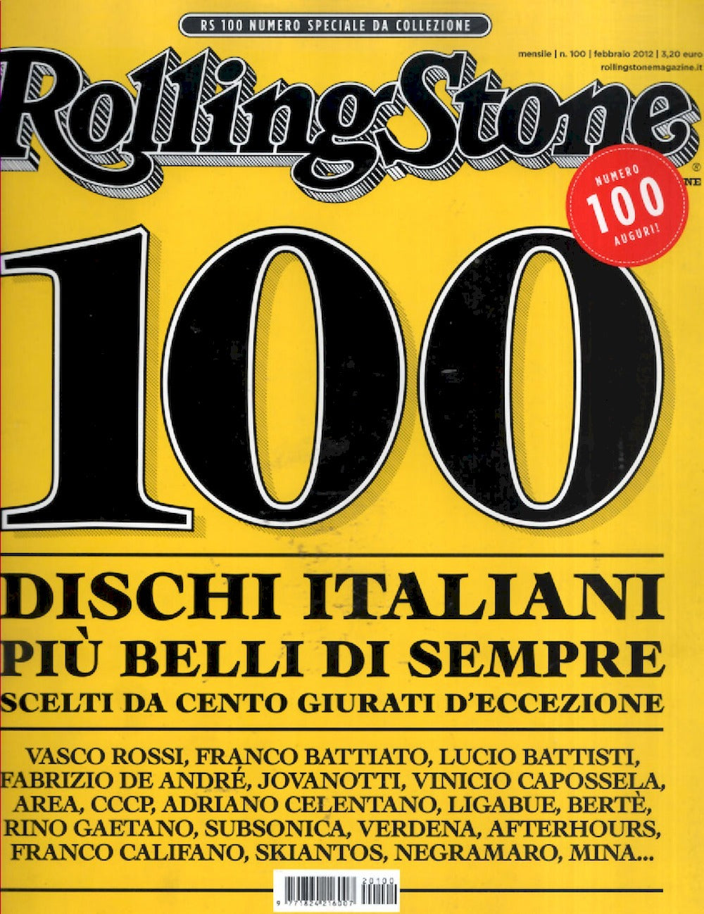 Rolling Stone Magazin Italien 2012 #100 Madonna Vasco Rossi