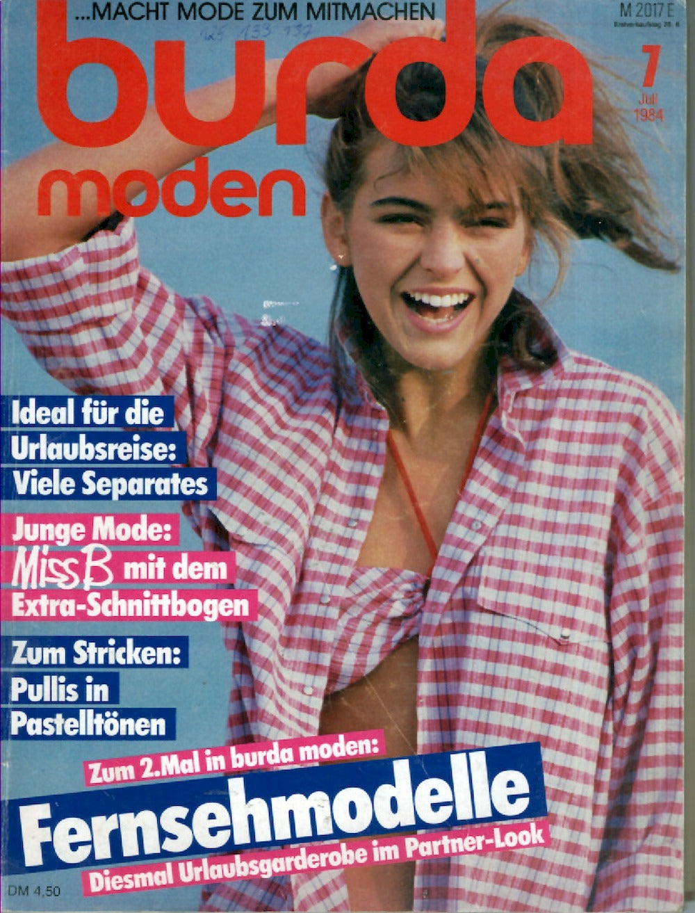 Burda Moden Magazin Deutschland 1984-07 Patterns