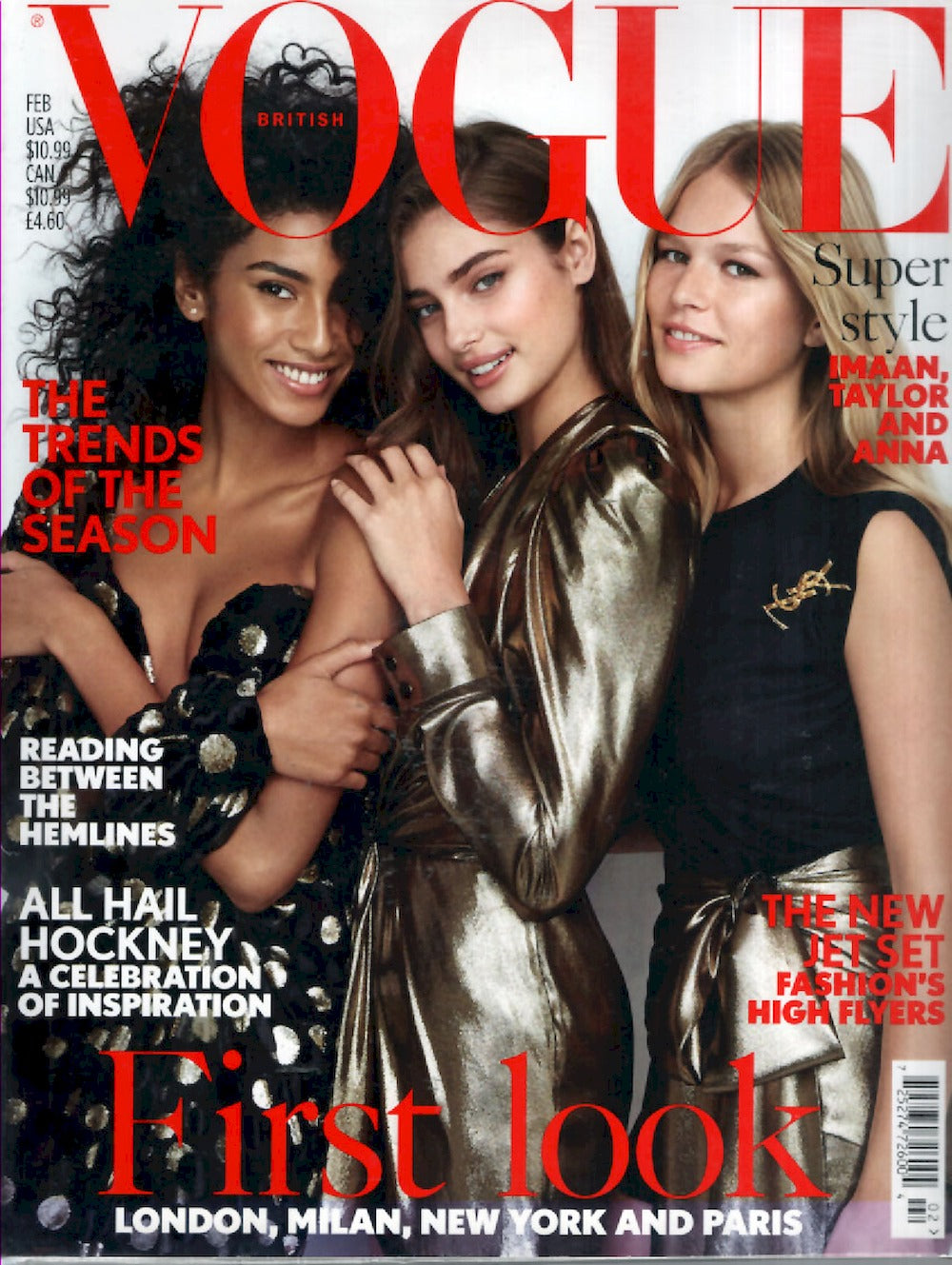 Vogue Magazin UK 2017-02 Imaan Hammam Taylor Hill Anna Ewers