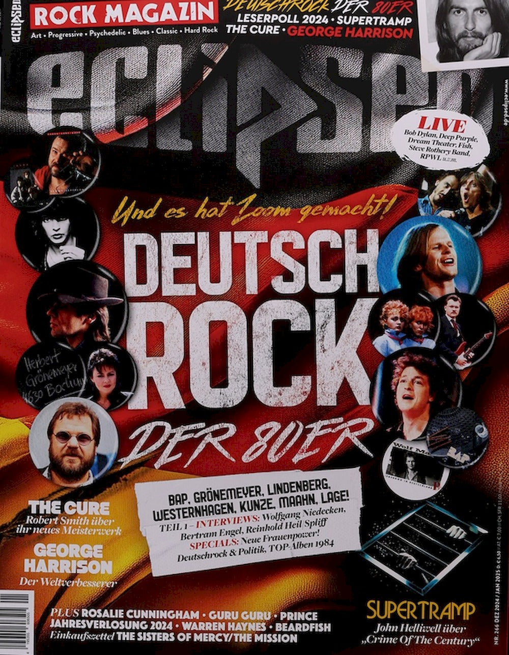 Eclipsed Magazin Deutschland 2024-12+01 Bap Grönemeyer Lindenberg Westernhagen Kunze #266
