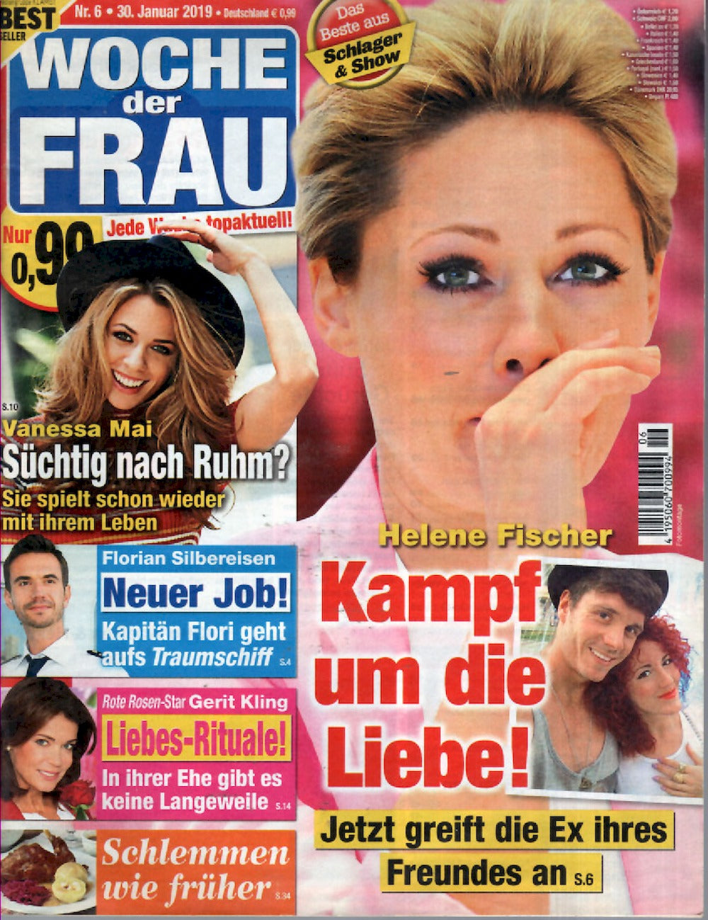Woche Der Frau Magazin Deutschland 2019-06 Helene Fischer Vanessa Mai Florian Silbereisen