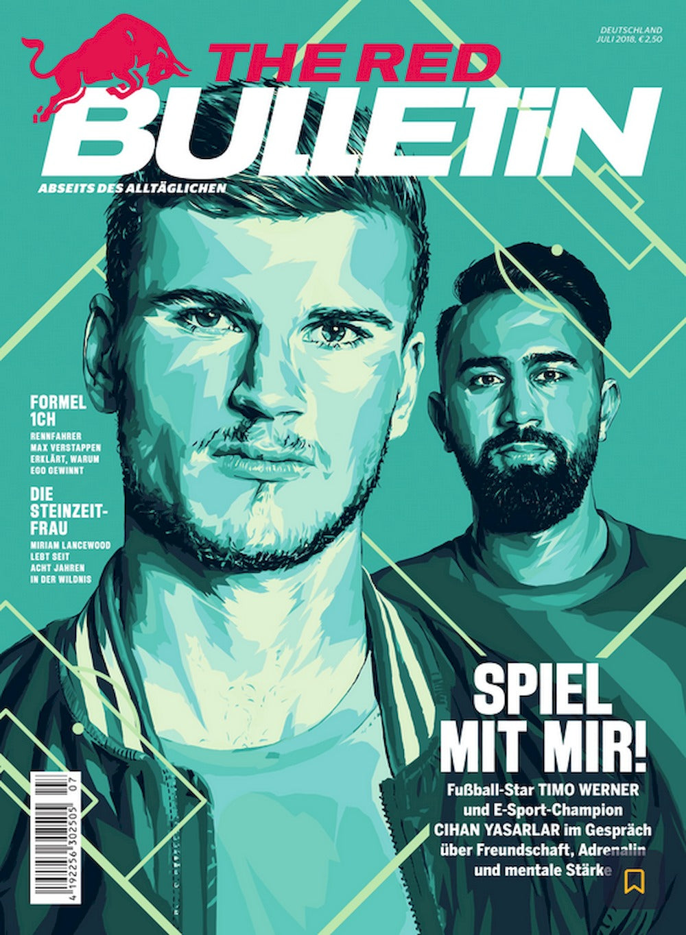 The Red Bulletin Magazin Deutschland 2018-07 Timo Werner Cihan Yasarlar Verstappen Brian Eno