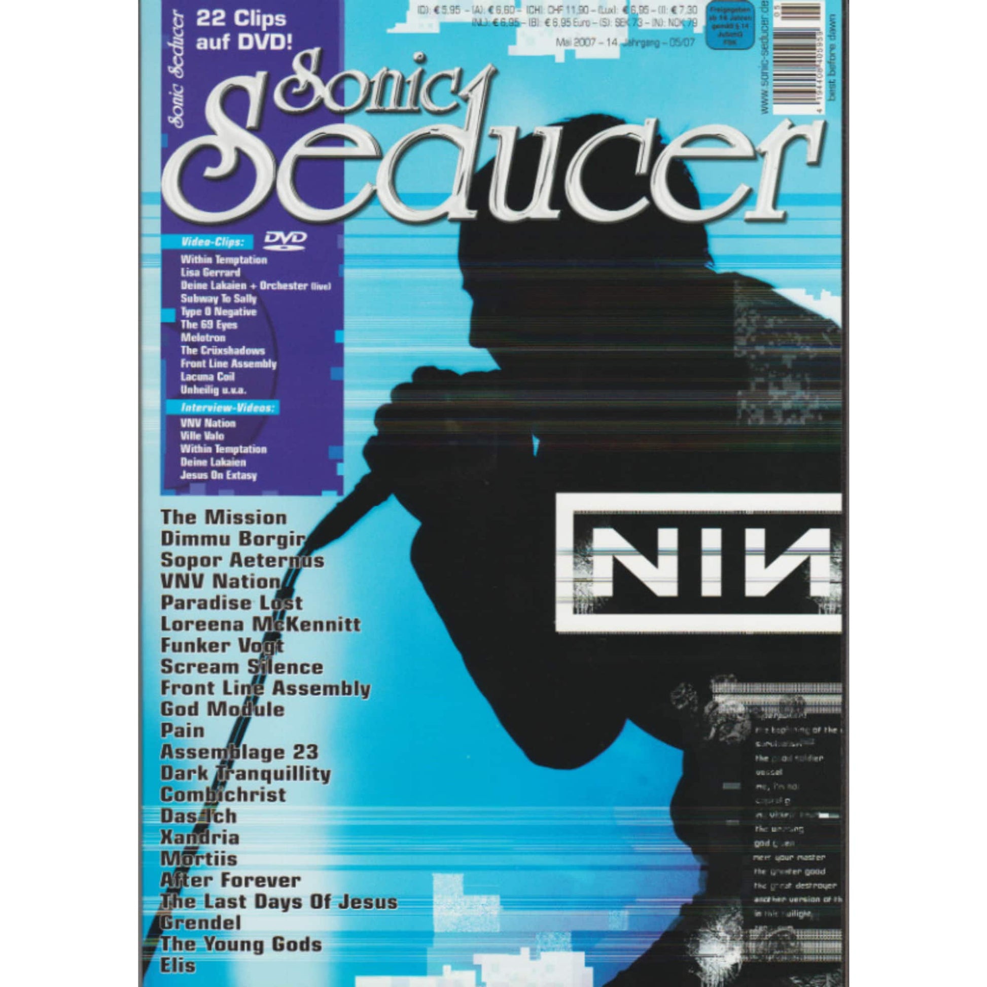 Sonic Seducer Magazin Deutschland 2007-05 Nine Inch Nails Dimmu Borgir Sopor Aeternus The Mission