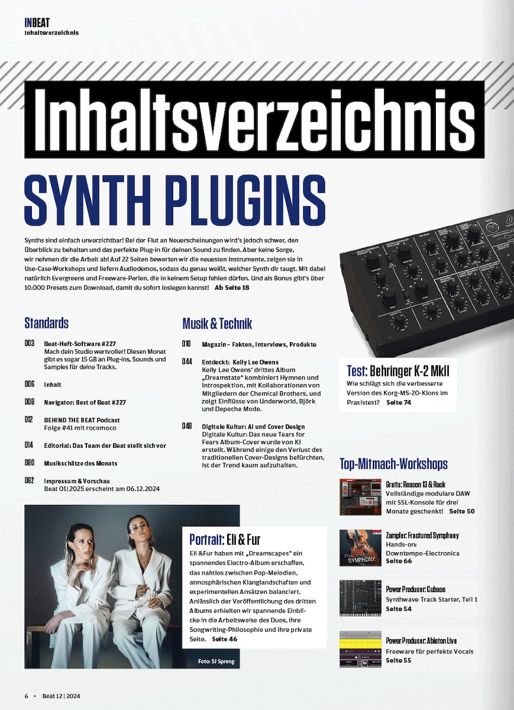 Beat Magazin Deutschland 2024-12 Eli & Fur