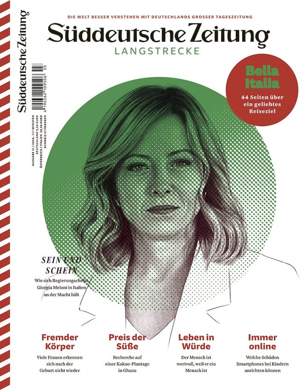 SZ Langstrecke Magazin Deutschland 2024-03 Giorgia Meloni