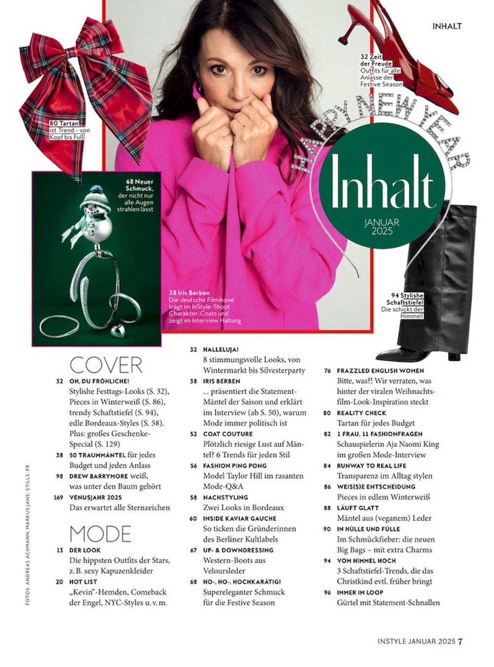 InStyle Magazin Deutschland 2025-01 Drew Barrymore