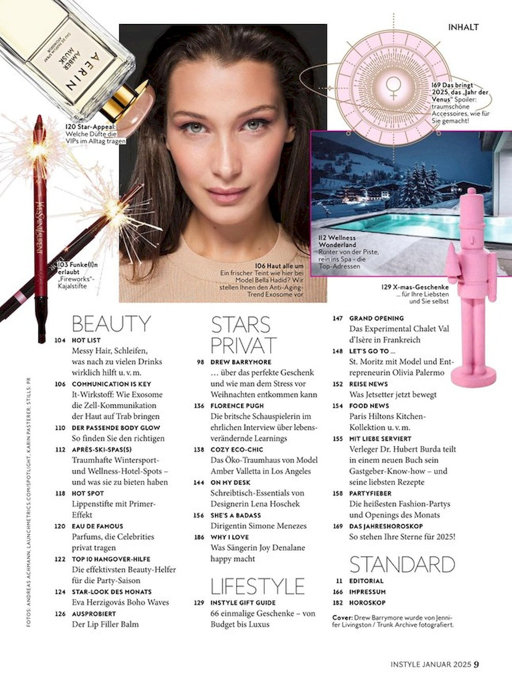 InStyle Magazin Deutschland 2025-01 Drew Barrymore