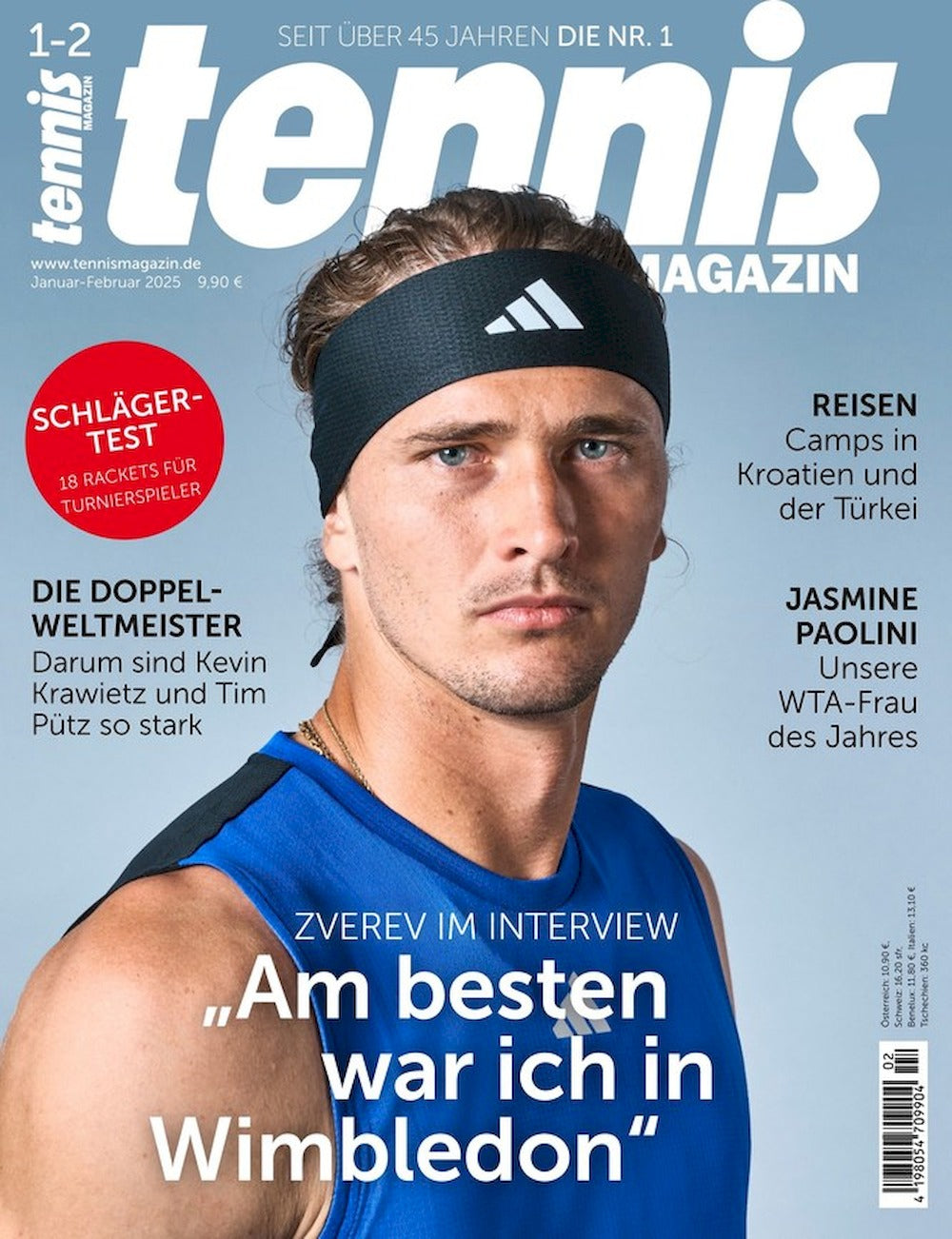 Tennis Magazin Deutschland 2025-01+02 Alexander Zverev