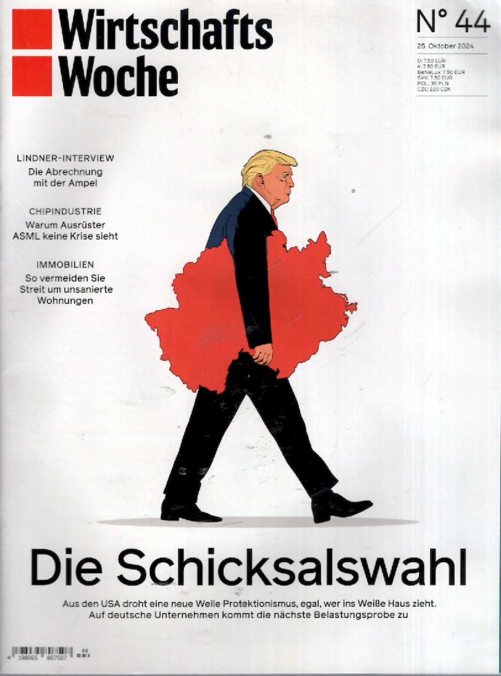 Wirtschaftswoche Magazin Deutschland 2024-44 Donald Trump
