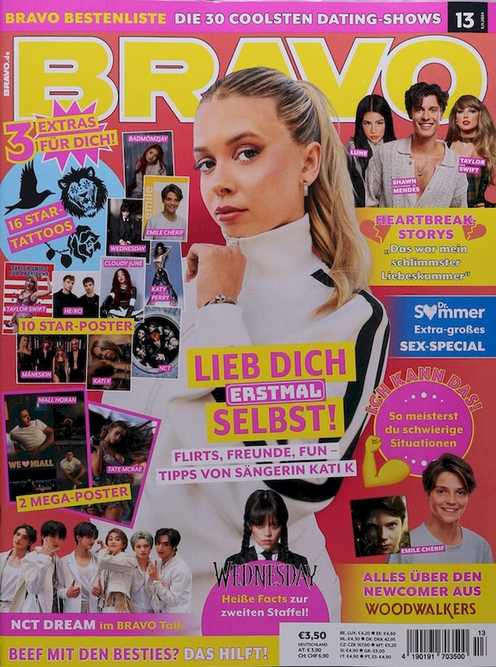 Bravo Magazin Deutschland 2024-13 Kati K Maneskin Katy Perry Taylor Swift + Poster