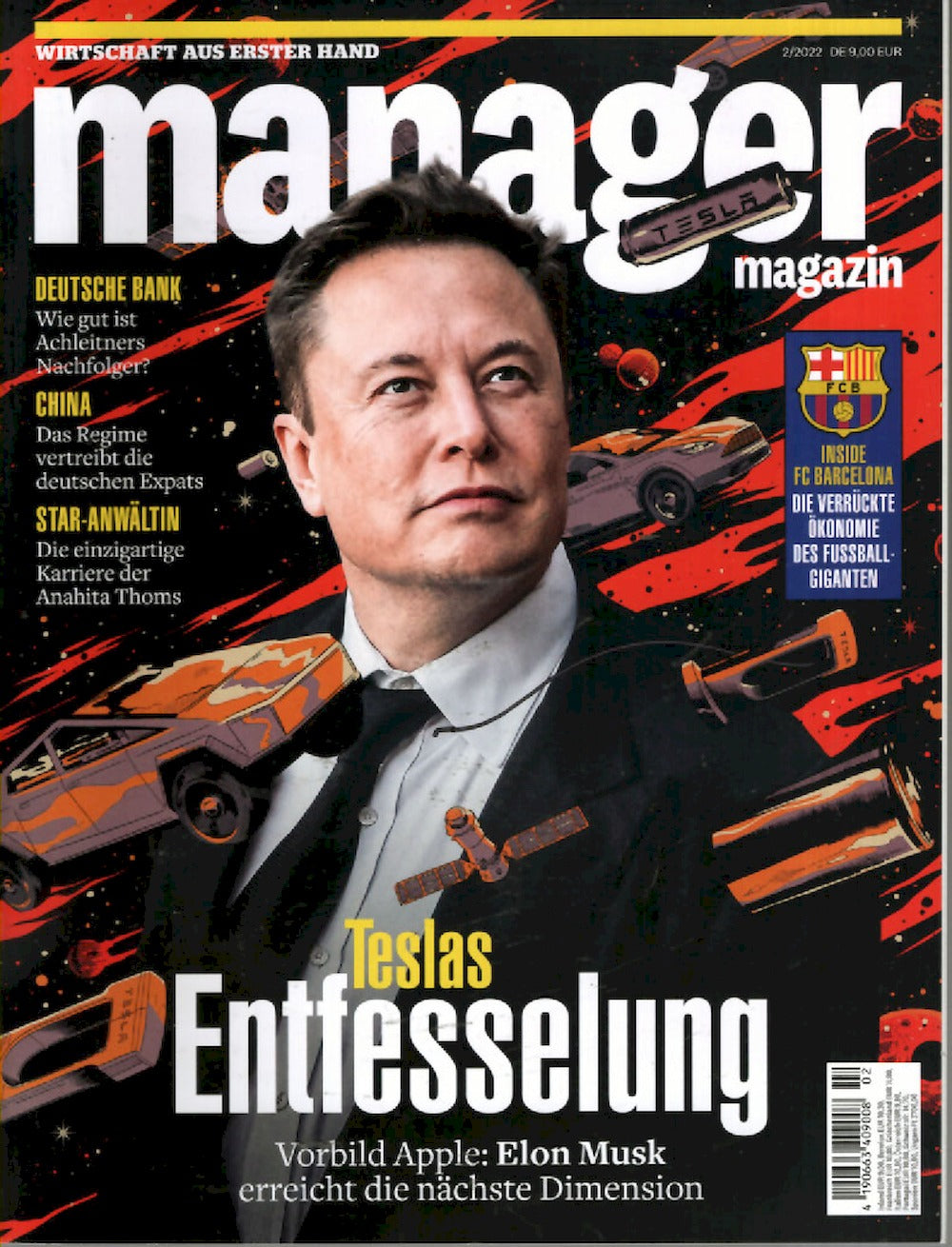 Manager Magazin Deutschland 2022-02 Elon Musk