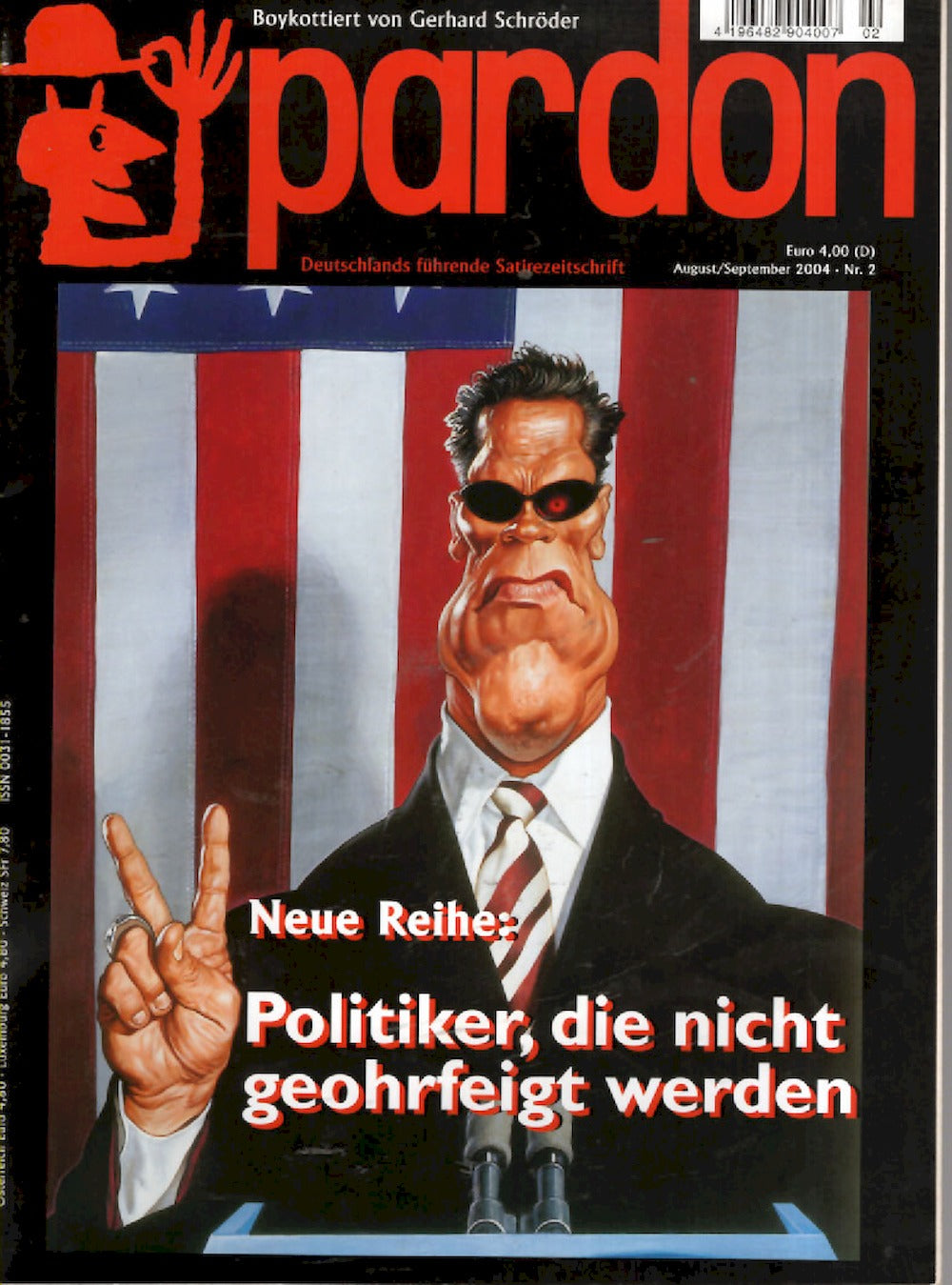 Pardon Magazin Deutschland 2004-02 Arnold Schwarzenegger