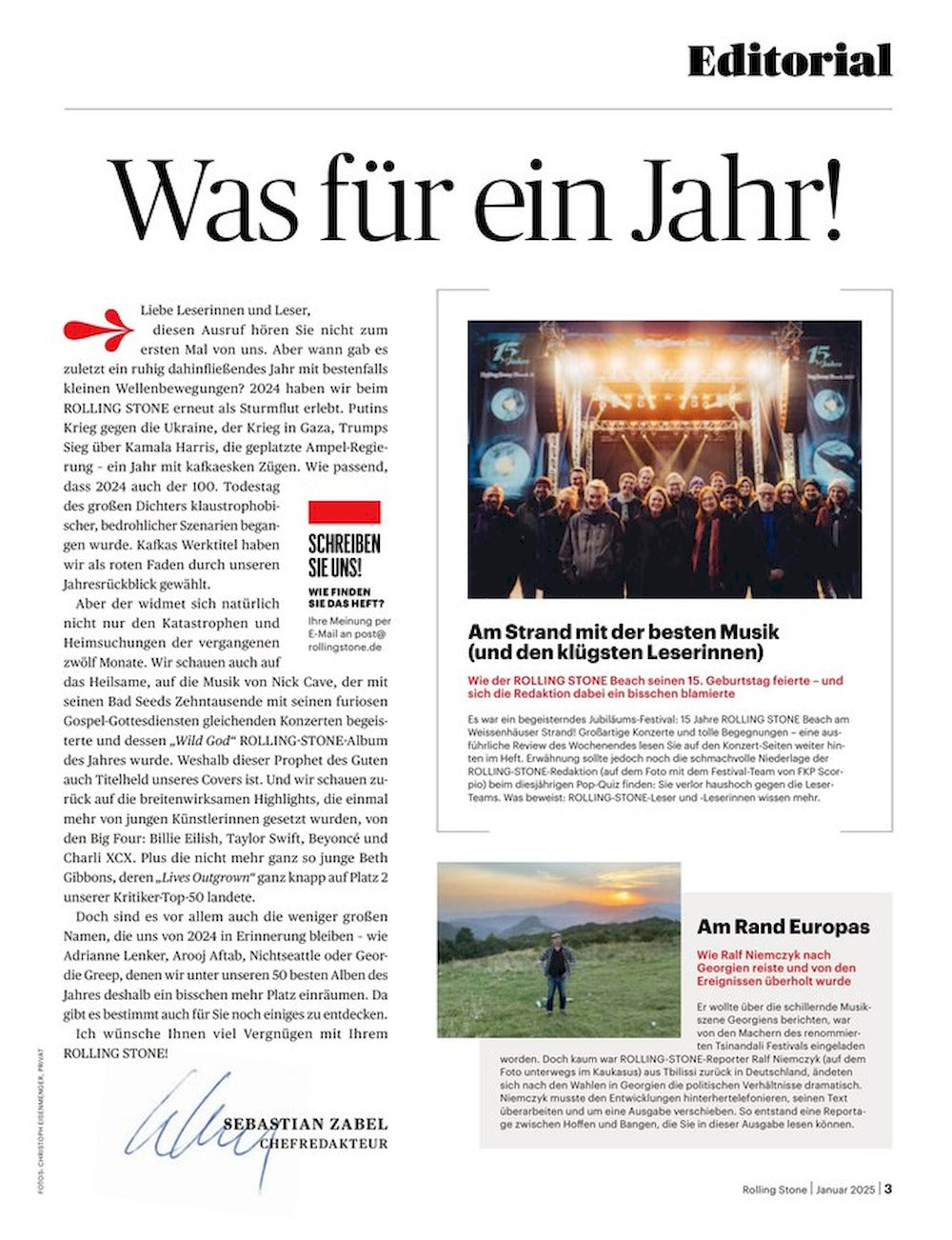 Rolling Stone Magazin Deutschland 2025-01 Nick Cave Stevie Nicks Thunderclap Newman