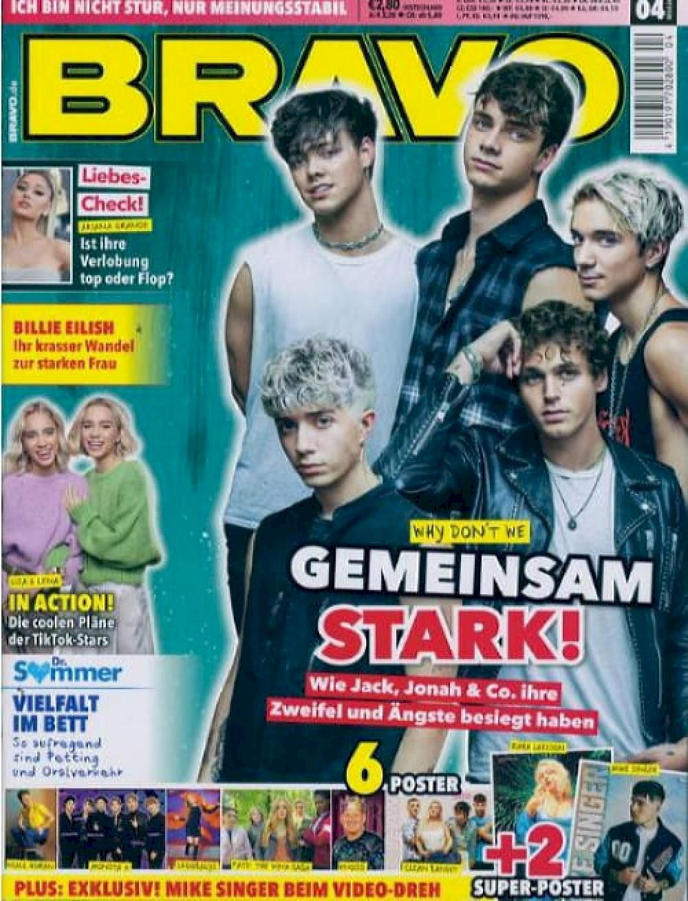 Bravo Magazin Deutschland 2021-04 Why Don't We Zara Larsson Mike Singer Leoobalys Niall Horan + Poster