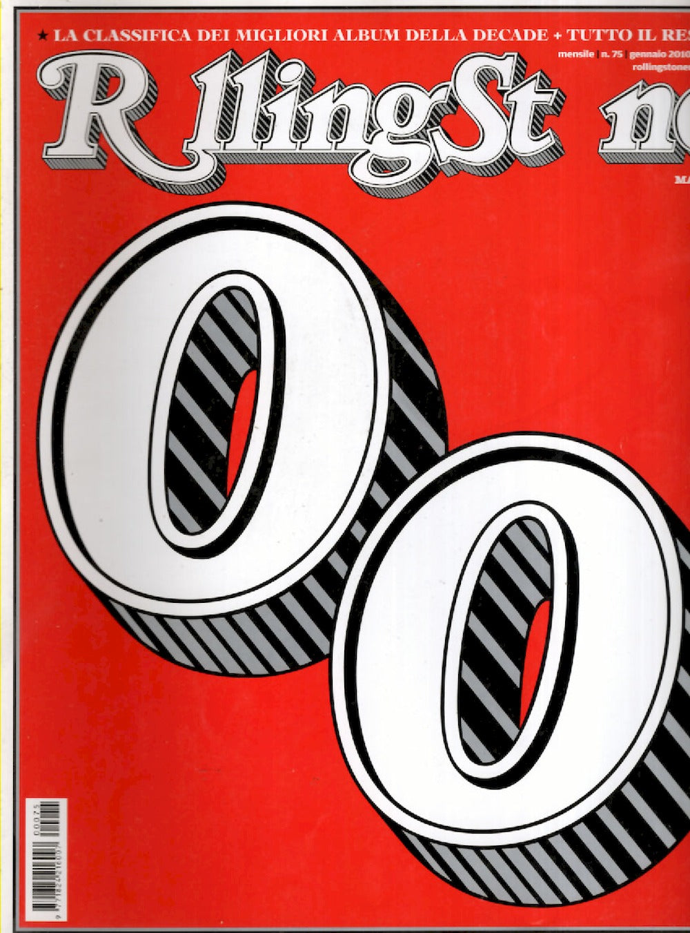 Rolling Stone Magazin Italien 2010 #75 George Clooney Courtney Love Black Keys