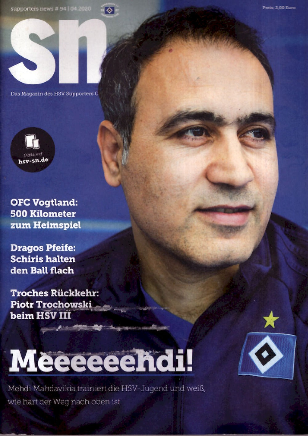 SN Supporter News Magazin Deutschland 2020 #94 Mehdi Mahdavikia HSV