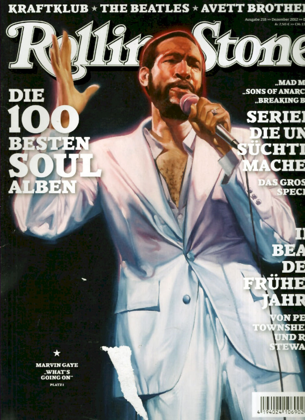 Rolling Stone Magazin Deutschland 2012-12 Marvin Gaye #218
