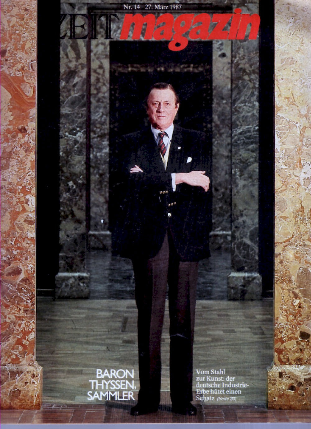 Zeit Magazin Deutschland 1987-14 Hans Heinrich Thyssen-Bornemisza De Kaszon