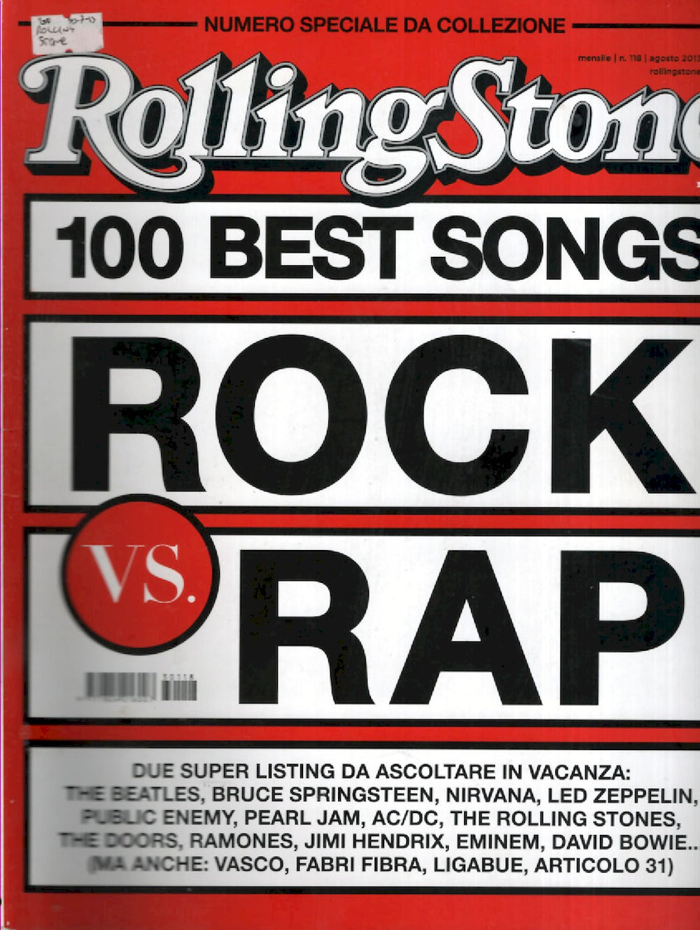 Rolling Stone Magazin Italien 2013 #118 Beatles Bruce Springsteen Nirvana Led Zeppelin