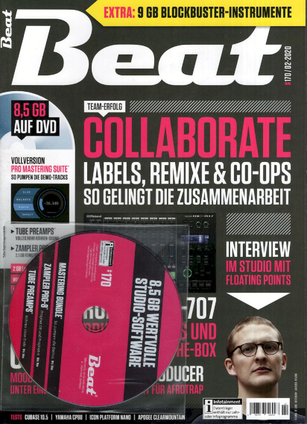 Beat Magazin Deutschland 2020-02 Floating Points #170 + DVD