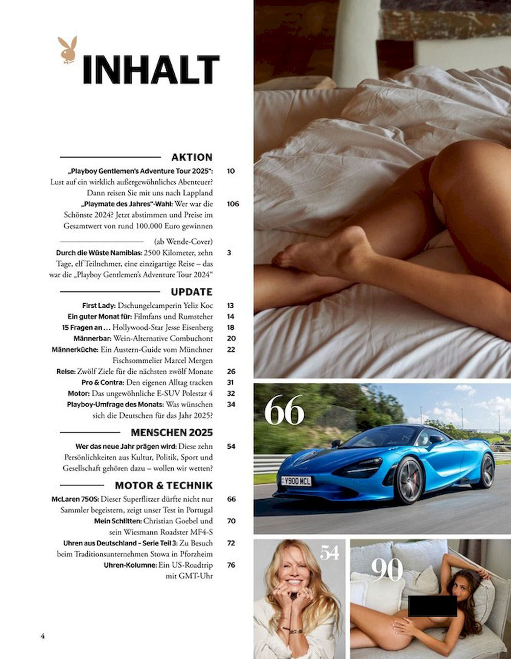 Playboy Magazin Deutschland 2025-02 Annika Ernst Pamela Anderson