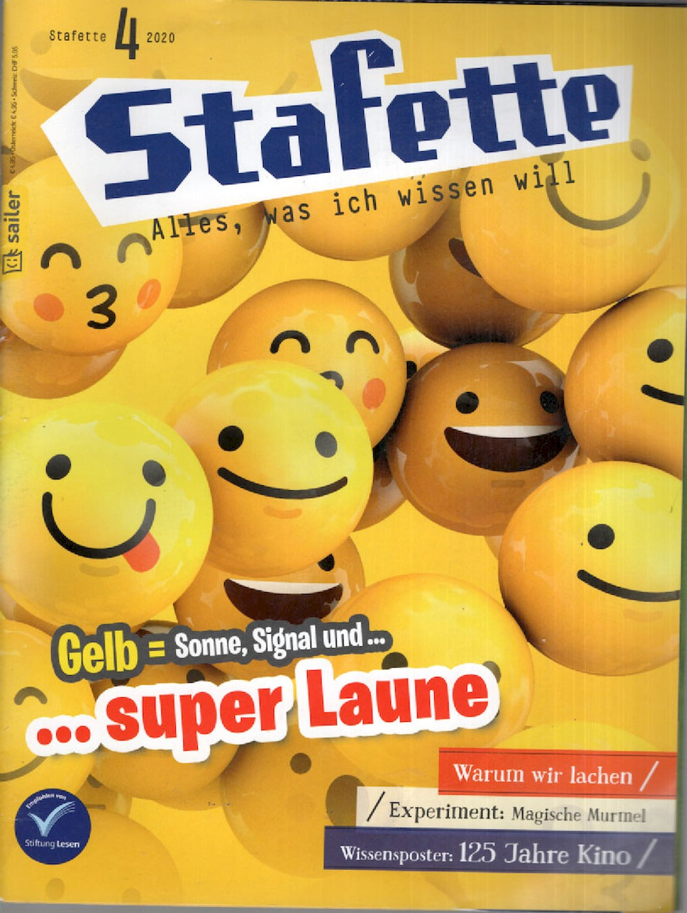 Stafette Magazin Deutschland 2020-04 Neymar Pietro Lombardi + Poster