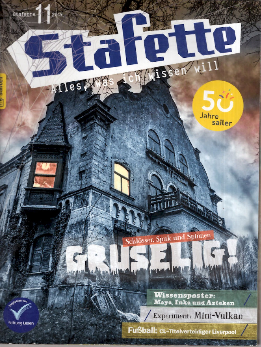 Stafette Magazin Deutschland 2019-11 Virgil Van Dijk + Poster