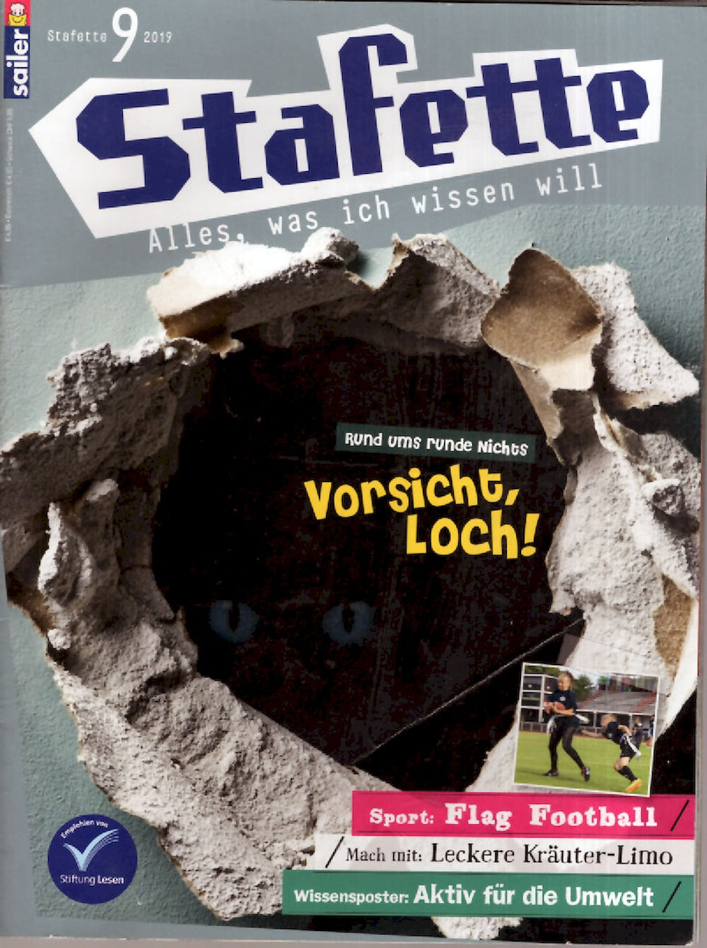 Stafette Magazin Deutschland 2019-09 Taylor Swift Kylian Mbappe + Poster
