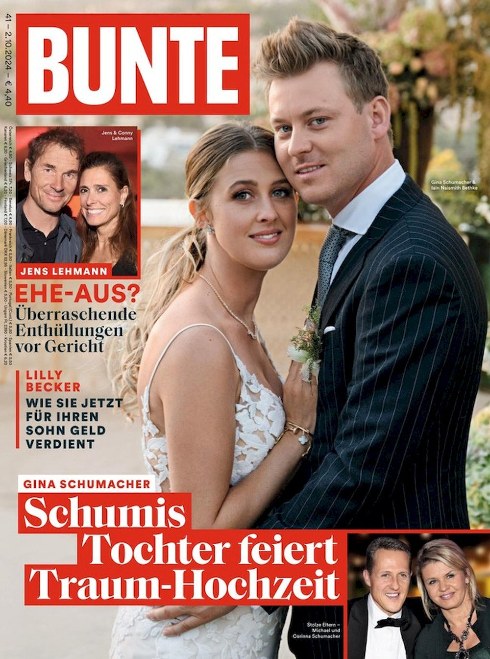 Bunte Magazin Deutschland 2024-41 Gina Schumacher Jens Lehmann