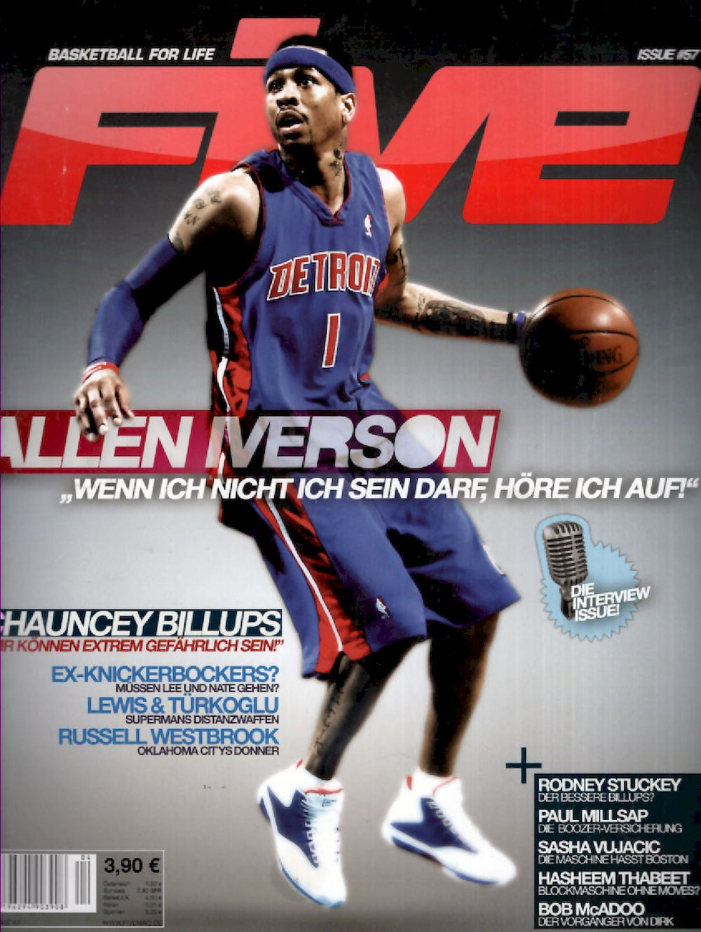 Five Magazin Deutschland 2009-04 Allen Merson Chauncey Billups Russell Westbrook #57