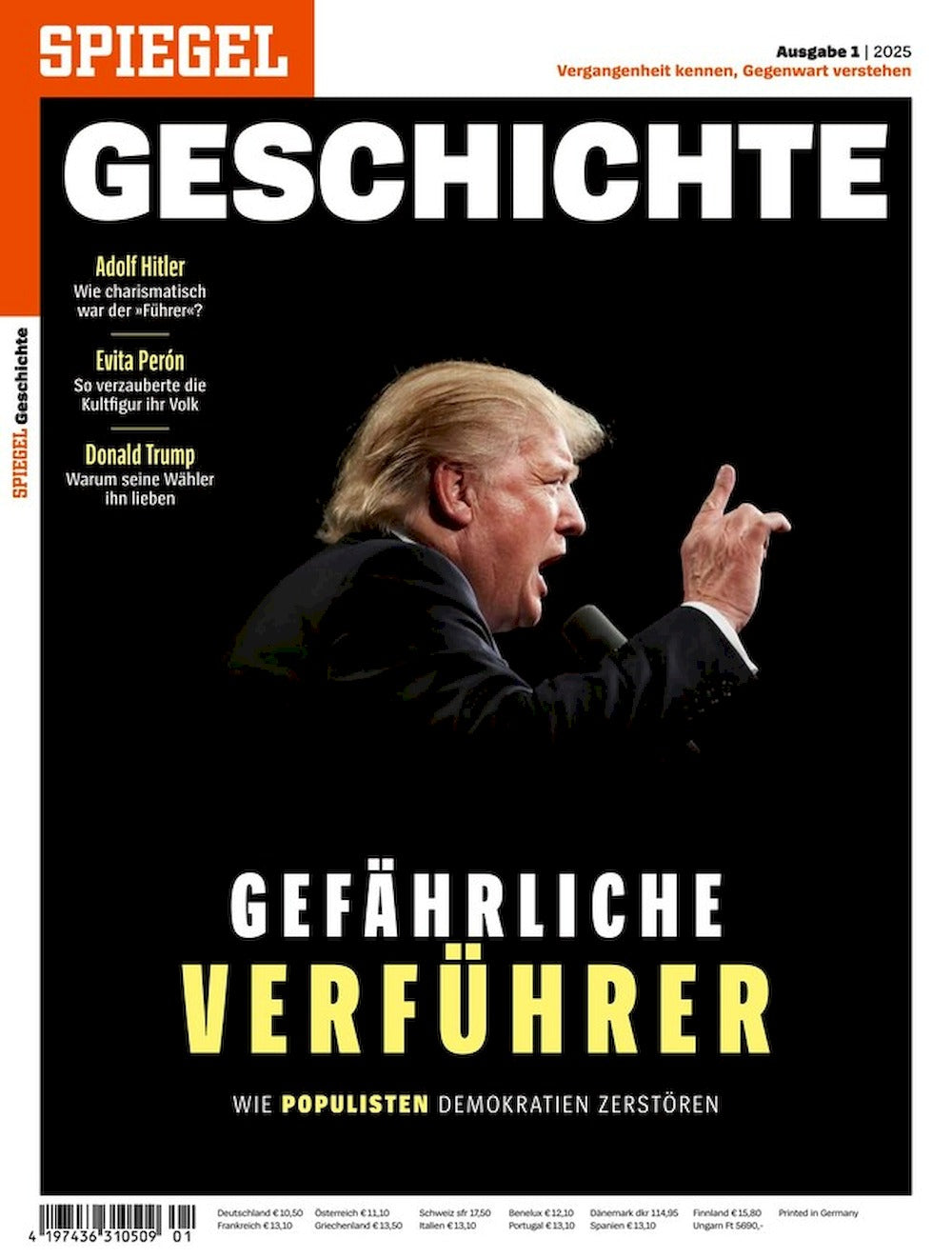 Spiegel Geschichte Magazin Deutschland 2025-01 Donald Trump Adolf Hitler Evita Peron