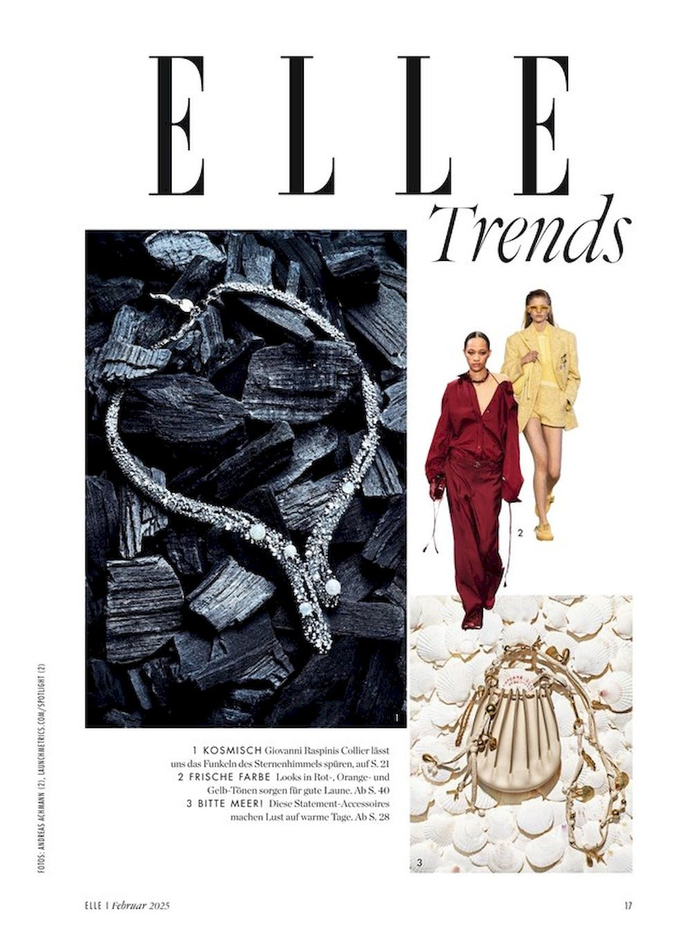 Elle Magazin Deutschland 2025-02 Polina Dvoretskaya
