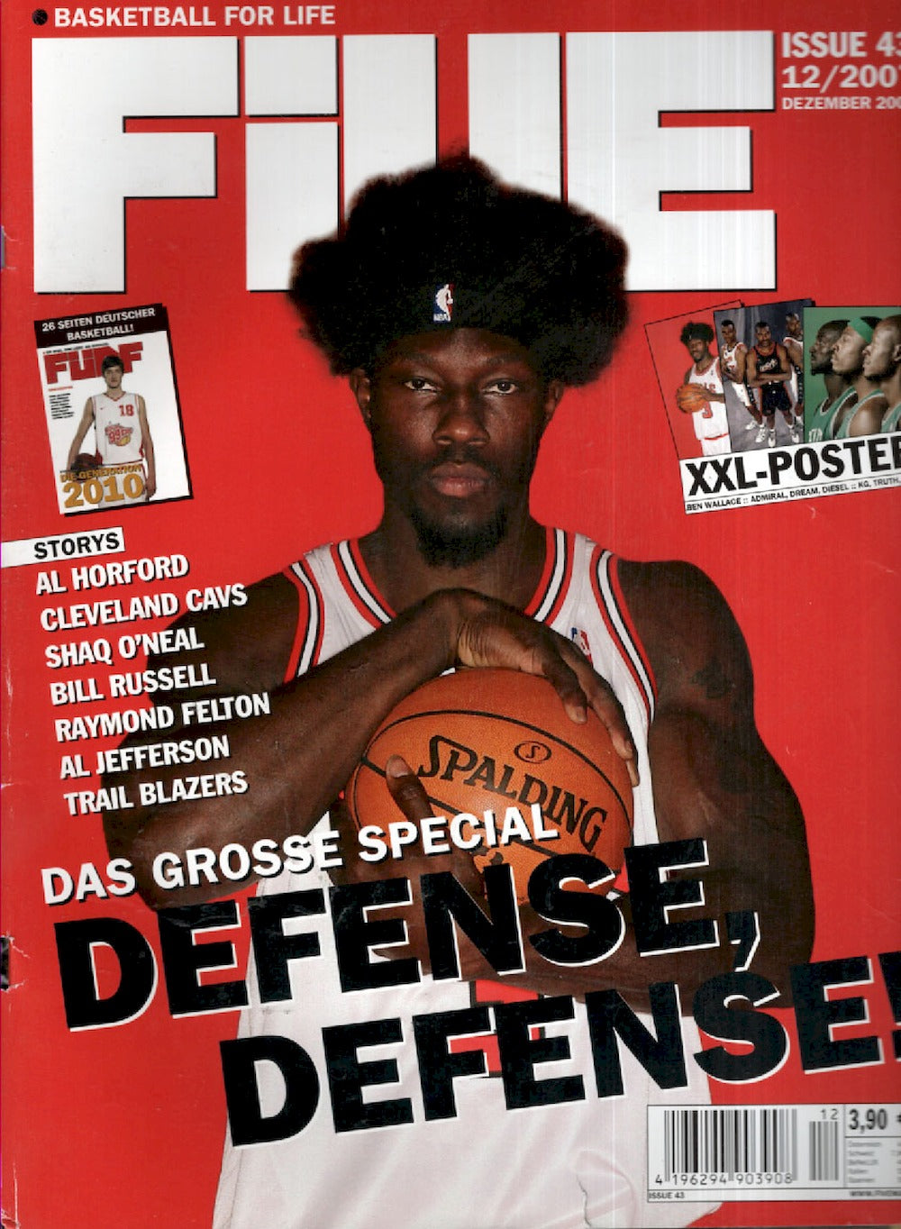 Five Magazin Deutschland 2007-12 Ben Wallace #43 + Poster