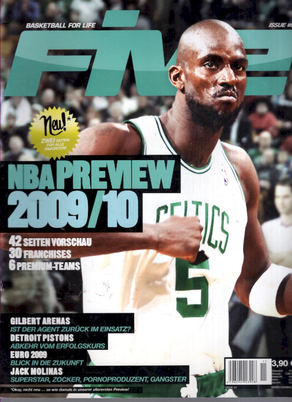 Five Magazin Deutschland 2009-12 Allen Iverson Amare Stoudemire Rondo Augustin Flynn #63