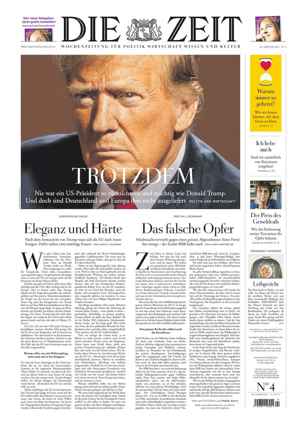 Die Zeit Magazin Deutschland 2025-04 Donald Trump
