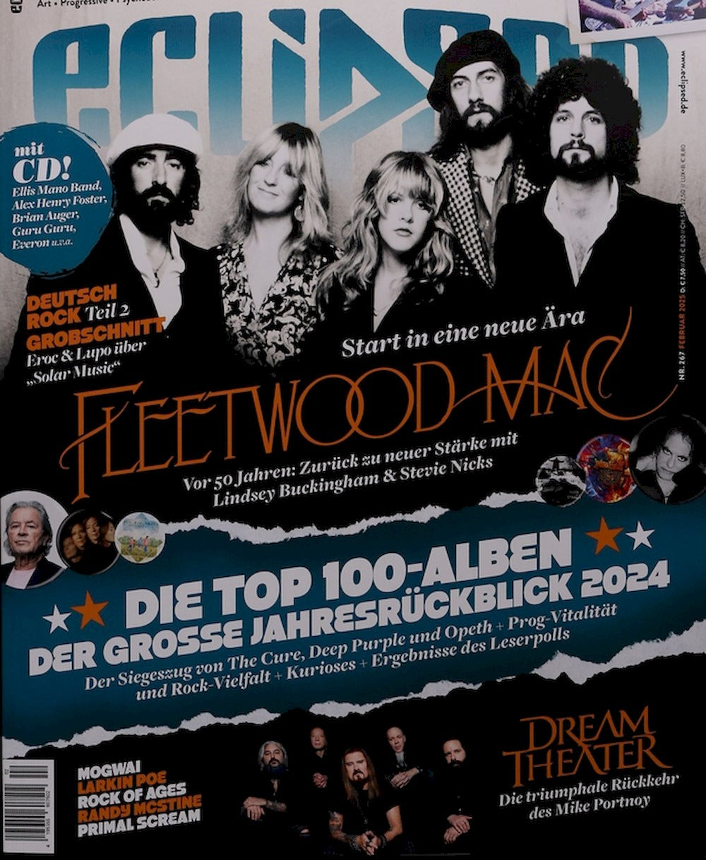 Eclipsed Magazin Deutschland 2025-02 Fleetwood Mac Dream Theater Grobschnitt #267