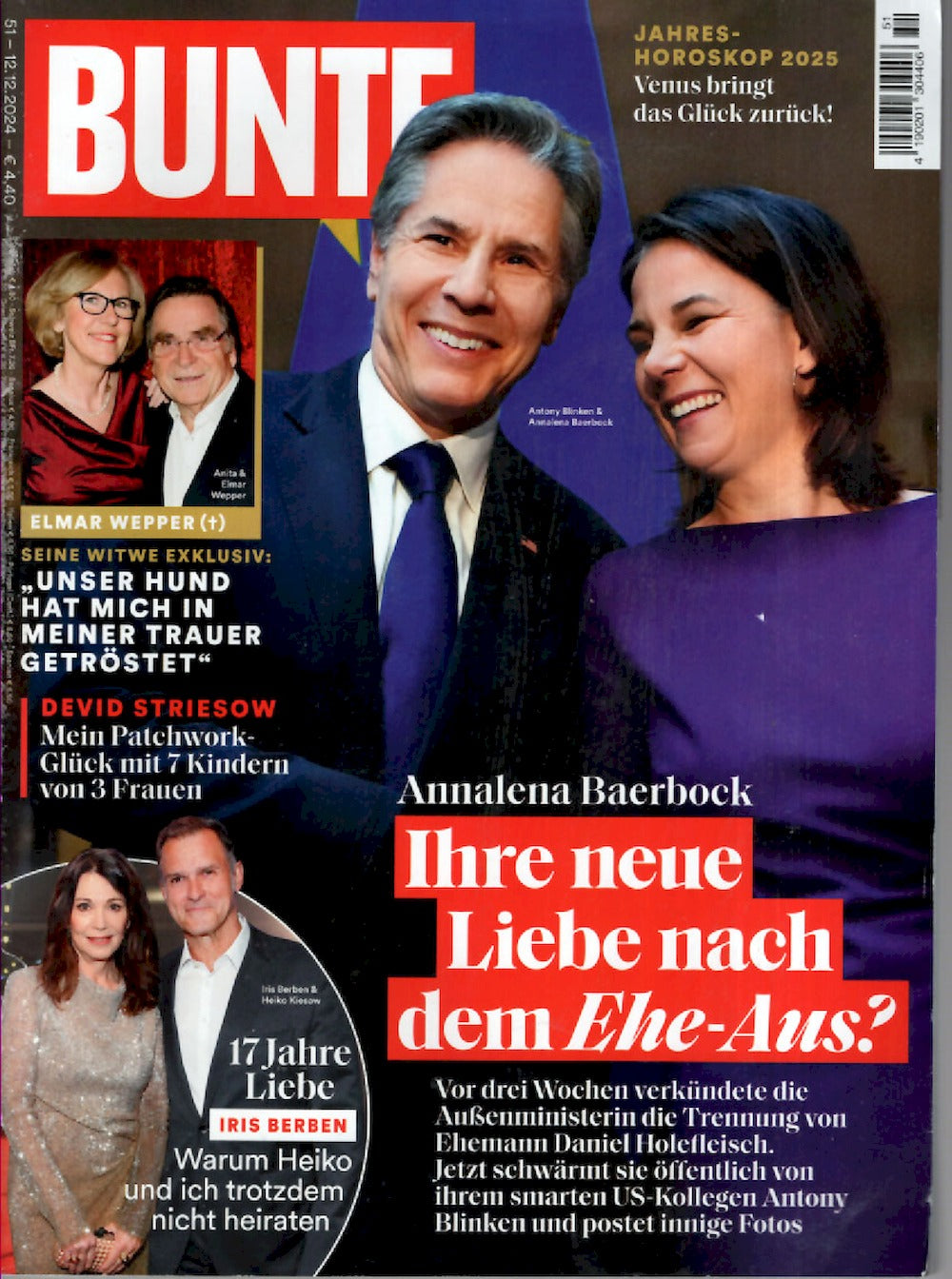 Bunte Magazin Deutschland 2024-51 Annalena Baerbock Elmar Wepper Iris Berben