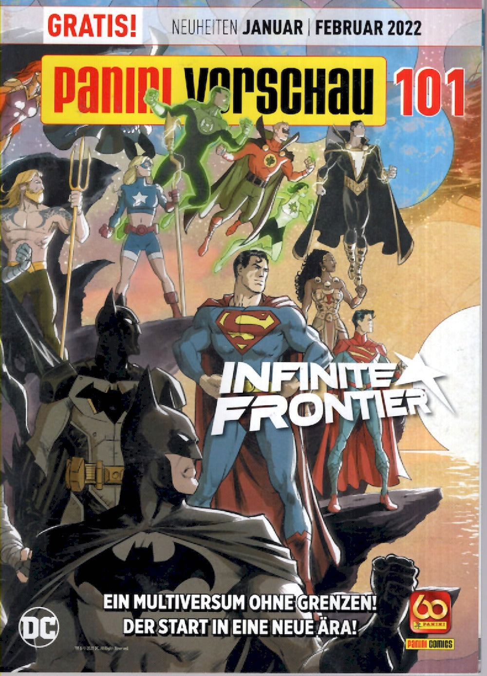 Panini Vorschau Magazin Deutschland 2022-01+02 Superman Batman #101
