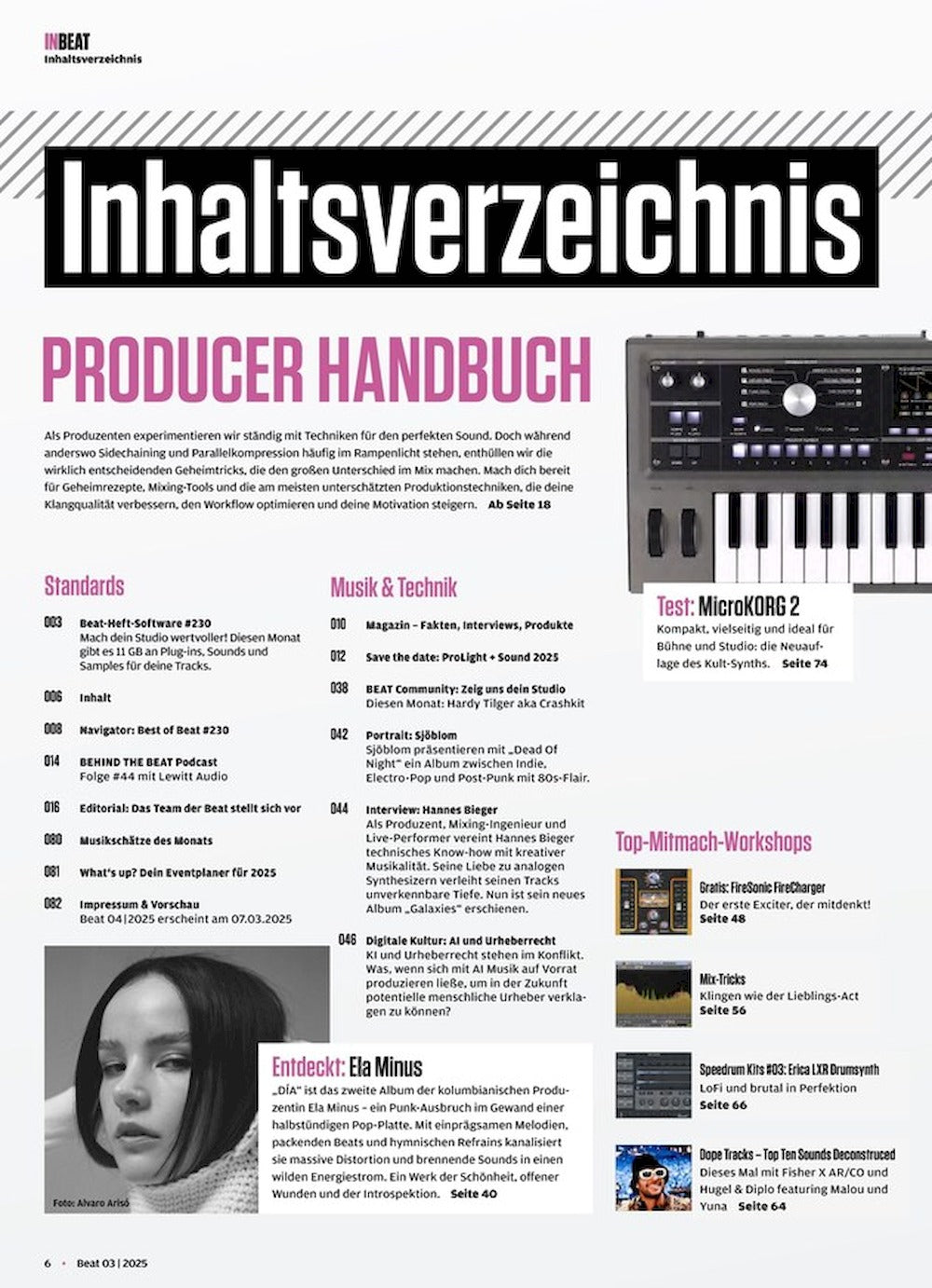 Beat Magazin Deutschland 2025-03 Ela Minus #230