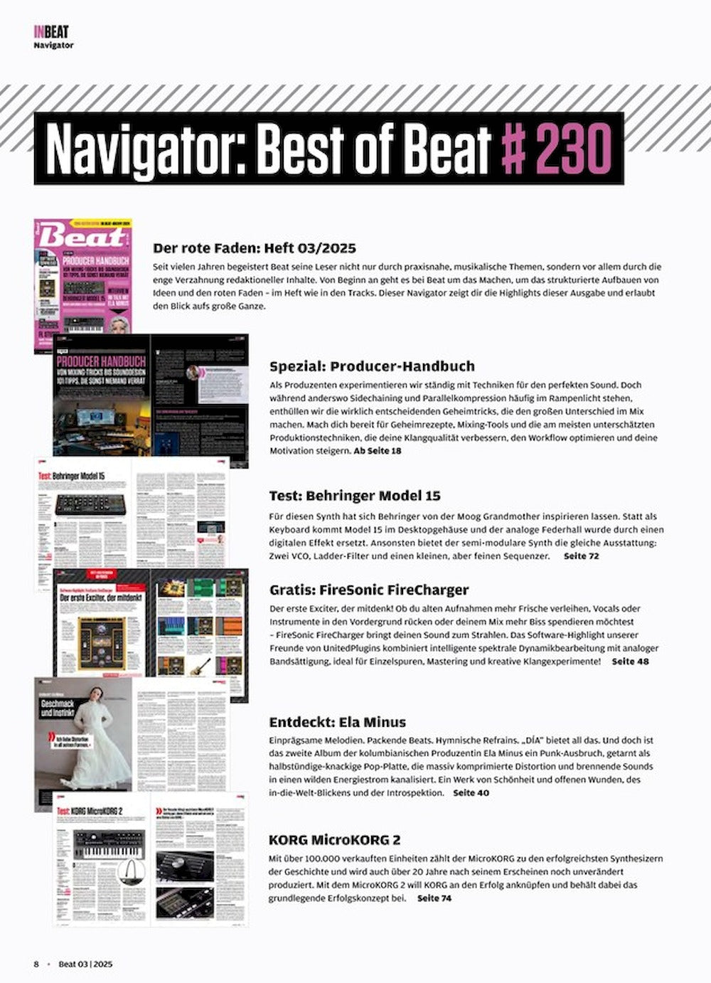 Beat Magazin Deutschland 2025-03 Ela Minus #230